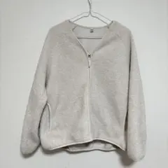 UNIQLO ボアフリースVネックフルジップカーディガン