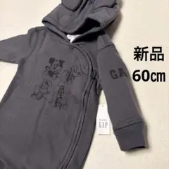 新品babyGAPカバーオール　ディズニーミッキー60㎝