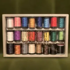 ブラザーコンピュータミシン 刺繍糸セット 24色