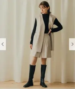 SENSE OF PLACE バミューダパンツ ベージュ ショートパンツ ハーフ