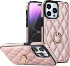 iPhone 14 Pro Max スマホケース スタンド付き かわいい ピンク