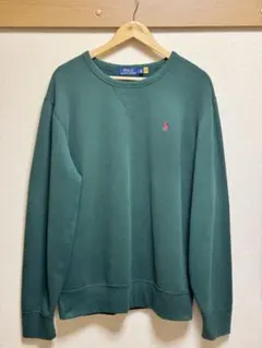 Polo Ralph Lauren クルーネック スウェット グリーン L