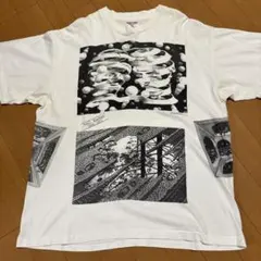 90s M.C.エッシャー　マルチプリントTシャツ