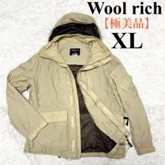 【極美品】ウールリッチ　ナイロンジャケット　ブルゾン　ベージュ　XL 茶色
