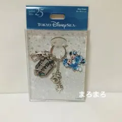 ディズニーシー　25周年　スパークリング　ジュビリー　キーチェーン　キーホルダー