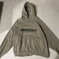 FEAR OF GOD エッセンシャルズ　パーカー　ベージュ　Lサイズ