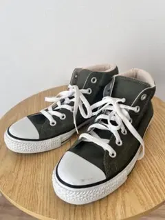 オールスター　コンバース　23.5 カーキ