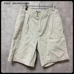 ✅️Polo　RalphLauren　チノショーツ　タック　ベージュ　W30