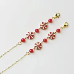 No.396 メガネストラップ・メガネチェーン・マスクチェーン・マスクチャーム