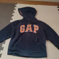ベビーギャップ　フリース　パーカー　110　ネイビー