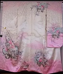 振袖  新品長襦袢セット Sサイズ  シダレ桜