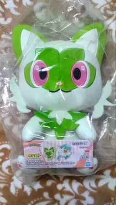 ポケットモンスター　もふぐっと つれてってぬいぐるみ　ニャオハ