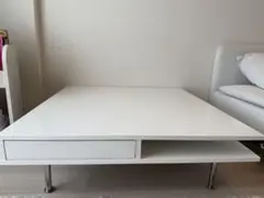 【美品】IKEAローテーブル　トフテリード　95×95×31㎝のサムネイル