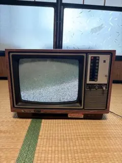 昭和レトロ 松下電器産業のナショナルカラーテレビ TH14−N3 1978年製