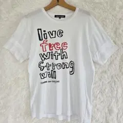 COMME des GARCONS ロゴプリントTシャツ S インサイドアウトのサムネイル