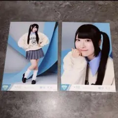 ≠ME ノイミー 櫻井もも 生写真 メンカラ衣装 やっと、同じクラス
