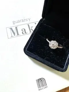 ♡美品·11号 ジュワイオクチュールマキ ダイヤモンドK18PG 0.78ct♡のサムネイル