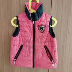 ミキハウスダブルビー　中綿ベストリバーシブル　100 男女