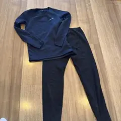 モンベル　ジオライン ラウンドネックシャツ　タイツ Kid's 135cm