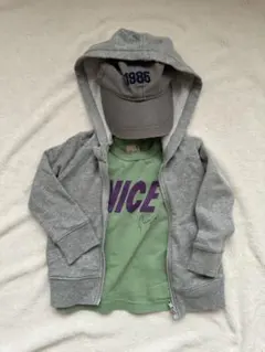 パーカー　ロンT     キャップ　セット③