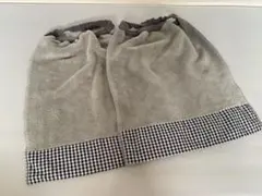 未使用　おりこうタオル　タオルエプロン　保育園　ネームタグ付き　2枚セット