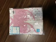 新生児用綿100%花柄肌着5点セット