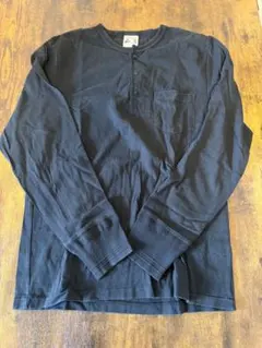 GLAD HAND & Co. ヘンリーネック ブラック SMALL