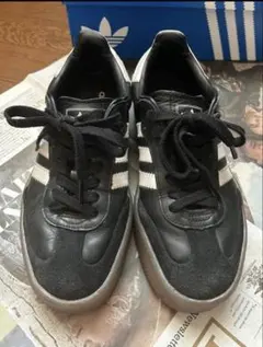 adidas SAMBA 厚底　ブラック23.5cm