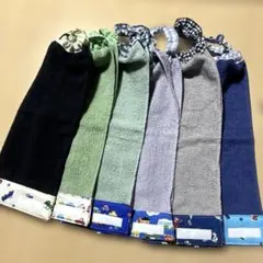 219.おりこうエプロン　おりこうタオル　タオルエプロン　6枚組　乗り物　男の子