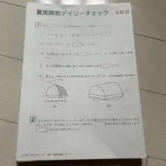サピックス】算数デイリーチェック 6年生 フルセット 夏期講習含む