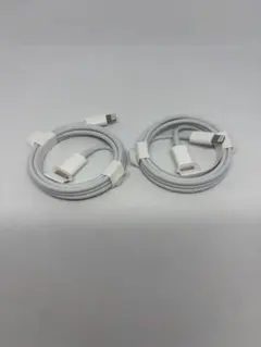 ホワイト Lightningケーブル 2本セット