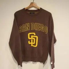 ✨MLB WHIMROTH✨ サンディエゴパドレス　ニット　ビックロゴ