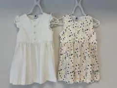 プチバトー ワンピース 80cm 2点セットのサムネイル