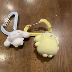 ガシャポン　サンリオ　カラフルカラビナマスコットチャーム　ポムポムプリン