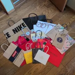 ショップ袋セット（NIKE, Levi's, SHISEIDOなど）23枚