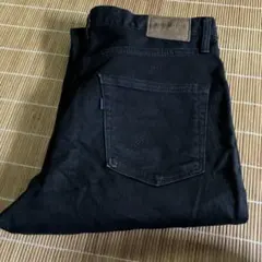 （マ）EDWIN 503ST ブラックデニム　ストレート　32