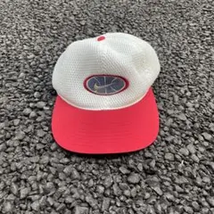 90s NIKE ナイキ　銀タグ　キャップ　city boy 赤色　レッド