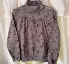 BUBBLE OVER 花柄長袖ブラウス タグ付き