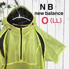 a0155【LL】ニューバランス　半袖　ピステパーカー　上着　ウィンドブレーカー