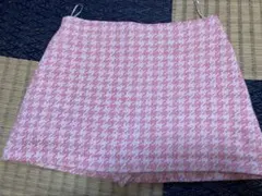 ZARA ギンガムチェックミニスカート