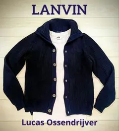 LANVIN ランバン カーディガン ルカ期 オッセンドライバー ネイビー XSのサムネイル