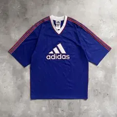 adidas 旧タグ パフォーマンスロゴ 半袖 サッカー ゲーム シャツ