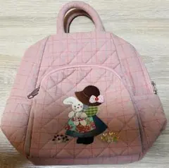 ★新作★スーちゃん＆うさぎ　リュック　ボディバッグ　ハンドメイド　ピンク系