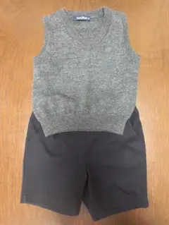 美品　familiar ベスト ショートパンツ セット お受験　幼稚園　100