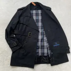 BURBERRY BLUE LABELトレンチコート ライナー付き　ブラック