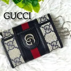 GUCCI グッチ 6連キーケース オフィディア シェリーライン - メルカリ