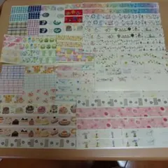 韓国作家マスキングテープ おすそ分け ステッカー デコ 日記 mering