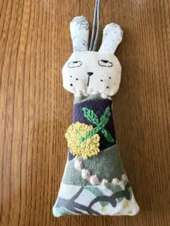 ハンドメイドミナペルホネン ぬいぐるみキーホルダー