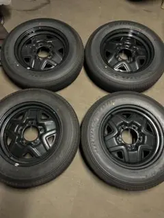 ジムニーjb64純正タイヤ4本　175/80R16 新車外し　タイヤのみ ジムニー JB64 新車外し 純正タイヤ 175/80R16 5本セット - メルカリ