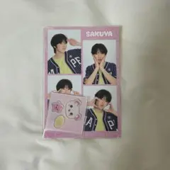 WISH祭 4カットフォト アクリルステッカーセット サクヤ NCTWISH